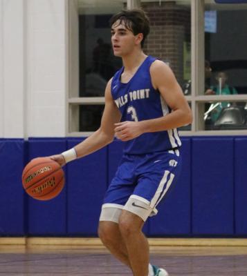 Blake Marical and the Wills Point Tigers will close out the first half of their season in the weeks ahead, hosting Kaufman Dec. 20 before competing at the Leonard Tournament Dec. 28-30. Photo by David Kapitan