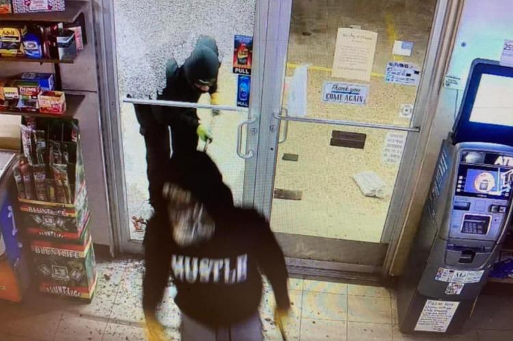 Two male suspects burglarized two businesses in VZC last Friday. Courtesy photo