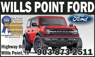 Wills Point Ford RC Ballot Ad