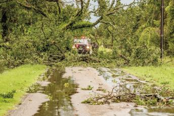 No deaths or serious injuries were reported following an early morning storm that passed through Van Zandt County May 28. A ‘Declaration of Disaster’ was released by Van Zandt County Judge Andy Reese following the storm. Photo by Faith Caughron