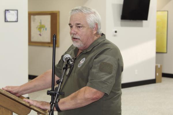 Former Van Zandt County Pct. 4 Constable and former VZC Sheriff Pat Jordan was introduced as the new Van Police Department Investigator during the regular monthly meeting of the Van City Council May 8. Photo by David Barber