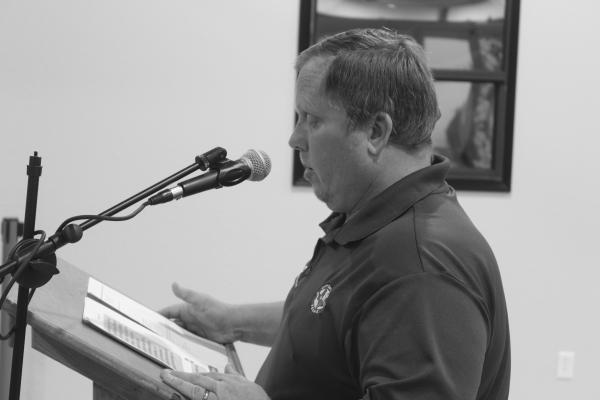 City of Van Parks and Recreation Director Matt Malone discussed plans for a three-day festival in the city to celebrate the upcoming partial and total solar eclipse event scheduled for Monday, April 8, 2024. Funding for the local celebration, totaling approximately $50,000, and will be paid from the city’s hotel/motel tax fund, was approved in a 4-1 vote by the council. Photo by David Barber