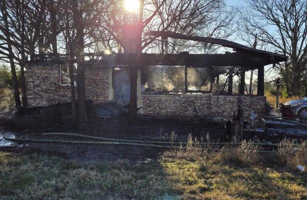 A house fire at 27866 State Highway 64 in Canton resulted in a fatality during the pre-dawn hours of Jan. 24. The homeowner, Linda Jones, 74, of Canton, died in the fire. The Canton and South Van Zandt Fire Departments responded to the fire call. The cause of the fire is still under investigation. Courtesy photos