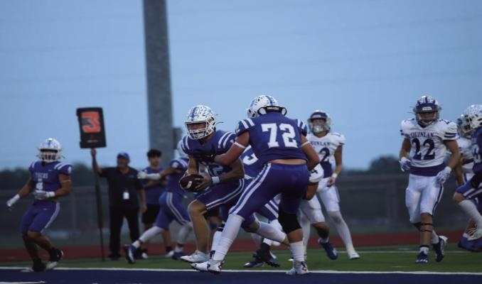 The Wills Point Tigers (dark uniforms) will be competing in the Class 4A, Division 2, state playoffs for the first time since 2019 after their 39-29 ‘Senior Night’ victory over the visiting Quinlan Ford Panthers. All Van Zandt County varsity football teams completed their regular season schedules Nov. 3. Photos by Regina DeDominicis