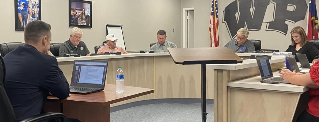 The Wills Point ISD Board of Trustees met Nov. 18 to discuss and canvass the results of the Nov. 8 election. Board members voiced their concern about 190 irregularities found during a preliminary review of the election results, including 54 undervotes and 136 overvotes. The $40 million bond measure was defeated 92 total votes. Courtesy photo