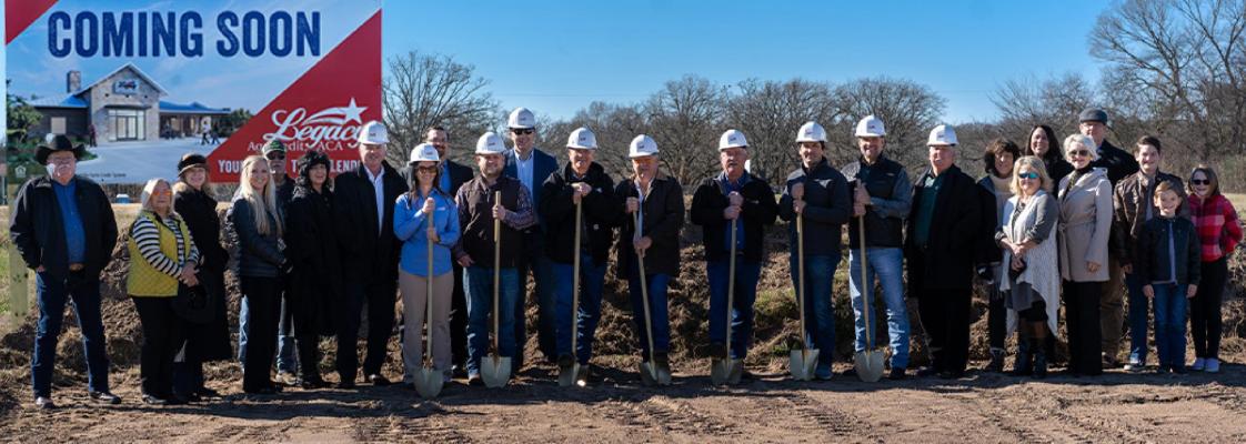 LEGACY AG CREDIT BREAKS GROUND