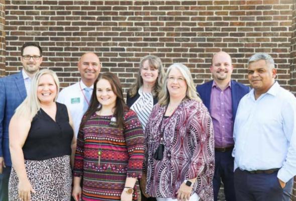 From left, front row, Callie Rinks-Morgan, Jessica Henshaw, Janna Ramsey and Carlos Zarate; and back row, Jonathan Helvey, Jesse Carranza, Delaina Netherland and Blake Fowler. Not pictured is Ty Gebauer. Courtesy photo