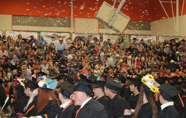 Grand Saline holds graduation indoors due to inclement weather