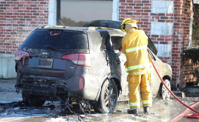 CAR FIRE