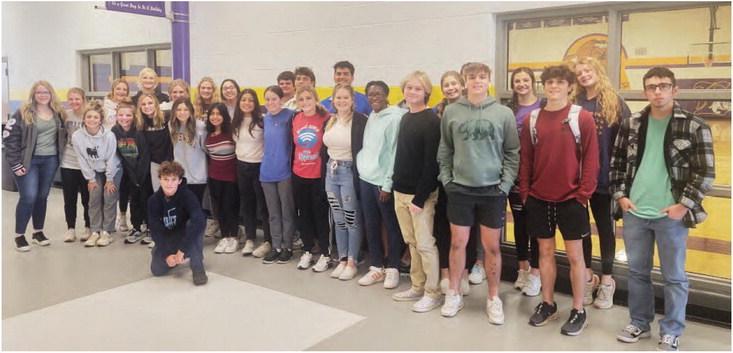 A visiting committee of the Southern Association of Colleges and Schools Commission on College Board of Trustees made stops at seven dual credit sites recently, including a stop at Edgewood High School. Courtesy photo