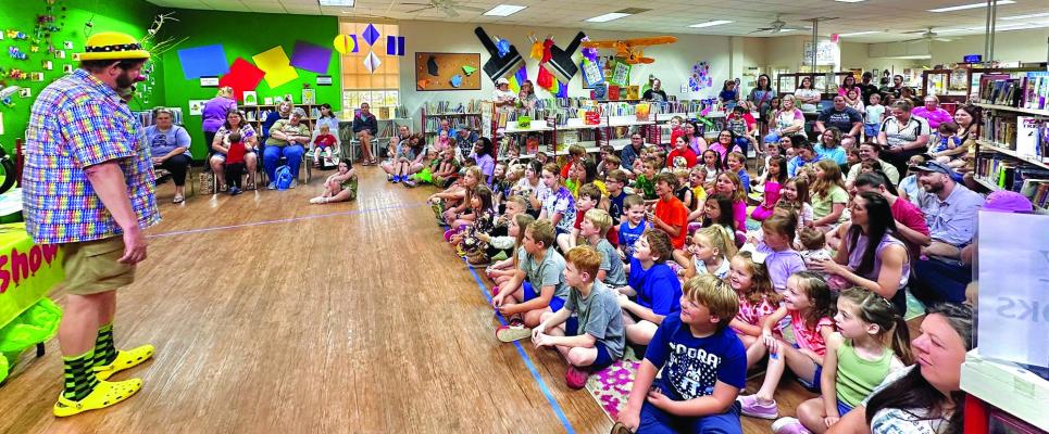 ‘Kornpop the Magician’ was the first performer for the 2025 Van Zandt County/Sarah Norman Library Summer Reading Program June 6. Summer Reading Program activities will take place Tuesdays through Fridays through July 25 at the library. The library is located at 317 First Monday Lane (FM 859) in Canton. For more information, call 903-567-4276 or go to vzcsarahnormanlibrary.com. Courtesy photo