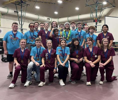 The Martins Mill High School Robotics Team went to Fair Park in Dallas November 30 -December 2 to compete again for a state championship. The team consist of 22 students. Courtesy photo