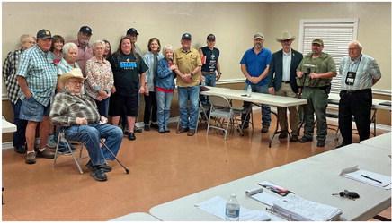 The VZC Pct. 1 Precinct Watch Program (PWP) met in Grand Saline on Sept. 19. The meeting included multiple guest speakers. Photo by Tim Ball
