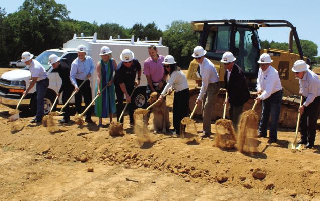 A Groundbreaking Ceremony was held May 13 for the new Hall Chevrolet GMC location on State Highway 19 near Taco Bell. Representatives from Hall Chevrolet GMC along with City of Canton and Canton Economic Development Corporation (CEDC) representatives grabbed shovels and turned some dirt to conclude the ceremony. Photo by David Barber