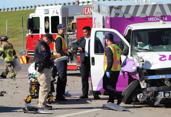 A two-vehicle accident occurred at the intersection of State Highway 64 and Interstate 20 near Duke’s Travel Stop Dec. 11. No other information on the accident was available at press time.