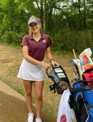 Mia Nixon capped her storied high school playing career by winning the Class 2A State Golf Tournament last week. Nixon also won the event as a freshman and junior. Courtesy photo