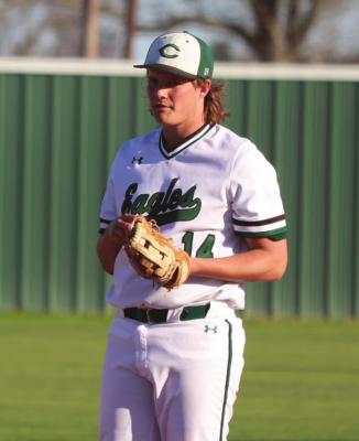 Creede Herchman and the Canton Eagles were scheduled to begin their quest for a potential district title on the road against longtime foe Wills Point March 25. Photo by Lianna Reid