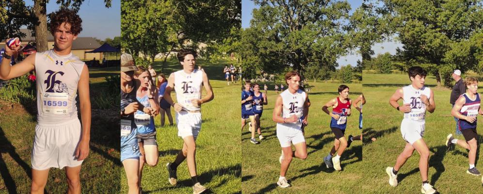 The Edgewood Bulldog Cross Country Team, led by Ty Rotan, participated in the District 15-3A Cross Country Meet in Quitman. Rotan placed fifth in the district meet. He is a four-time regional qualifier as he advances to the Class 4A Regional Qualifier Meet scheduled for Monday, Oct. 20 in Arlington. Courtesy photos