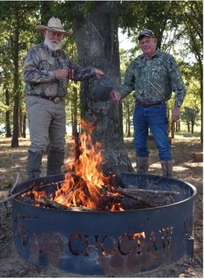 In his column this week Luke, right, is talking about a late season cold weather deer hunt with several great friends. Photo by Luke Clayton