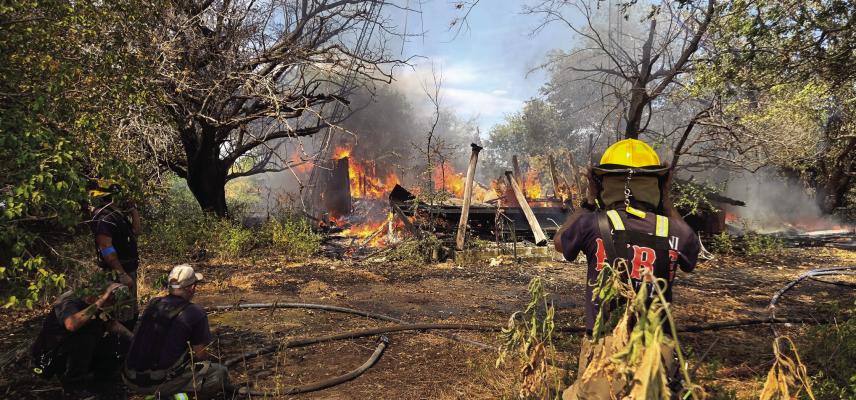 No major, life-threatening injuries were reported as the result of a fire outbreak in Van Zandt County Aug. 27-28. According to reports from the Texas A&amp;M Forestry Service, more than 700 combined acres were consumed in separate incidents along SH 64 and FM-751. Photos by David Kapitan