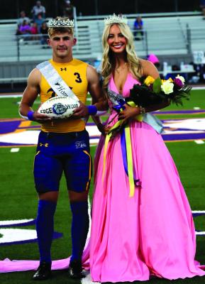 Maggie Jones was named as the 2025 Edgewood High School Homecoming Queen and Lucas Pippin was selected as the 2025 EHS Homecoming King during pregame ceremonies Oct. 3 prior to the start of the Homecoming varsity football game between the Edgewood Bulldogs and the Quitman Bulldogs. Courtesy photo