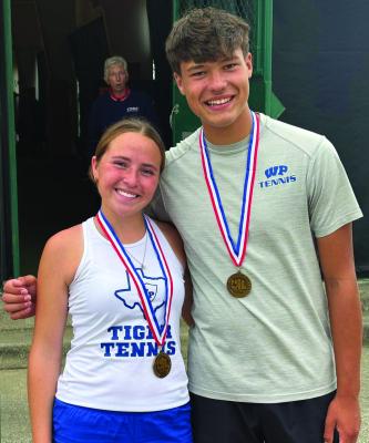 Wills Point duo advance to state tennis tournament