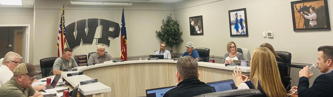 The Wills Point ISD Board of Trustees approved the adoption of a four-day instructional week for the 2023-’24 school year at their April 11. The district becomes the first in Van Zandt County to adopt such a schedule. Courtesy photo