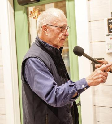 Texas District 2 State Senator Bob Hall spoke to supporters following the March 3 Republican Primary Election after winning his election in convincing fashion. Hall finished with 89.77 percent of the vote in Van Zandt County as he defeated challenger Jason K. Eddington, who finished with 10.23 percent of the vote. Photo by Susan Harris