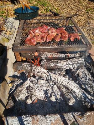 Luke spent some time recently in the cold night woods and shares some tasty wild pork recipes he devised while waiting for the hogs to show up. Photo by Luke Clayton