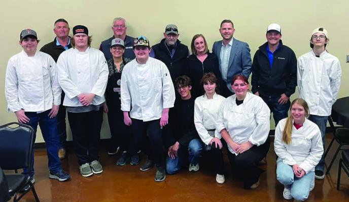 The Wills Point Independent School District Culinary Department prepared an Appreciation Dinner for the WPISD Board of Trustees. Courtesy photo