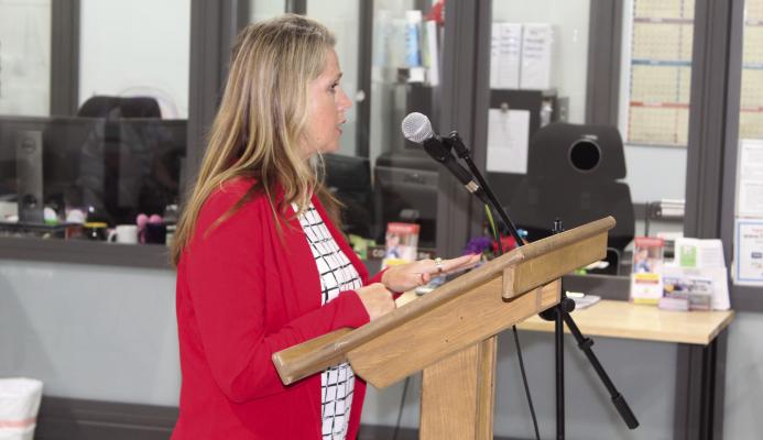 City of Van Economic Development Corporation (EDC) Executive Director Tammy Weidman discussed the selection process in recommending three new members to the EDC Board of Directors during the regular monthly meeting of the Van City Council July 13. All three appointments were approved unanimously by the council members. Photo by David Barber