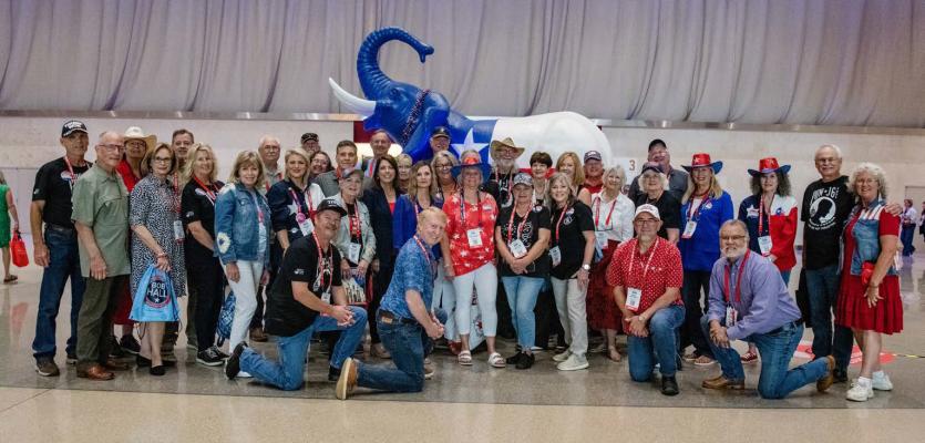 There were a total of 36 delegates representing Van Zandt County May 23-25 at the annual Texas State Convention held in San Antonio. Photo by Faith Caughron