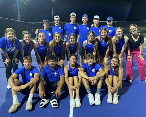 The Wills Point Tiger tennis program spent plenty of time on the court over the past week, squaring off against Sunnyvale and Caddo Mills in district play and Tyler High in non-district action. Wills Point would go a combined 55-2 in matches played over the course of those three days, moving their overall season mark to 12-1 heading into the new week. The Tigers were scheduled to clash with longtime rival Kaufman Sept. 29 in another key district matchup. Courtesy photo
