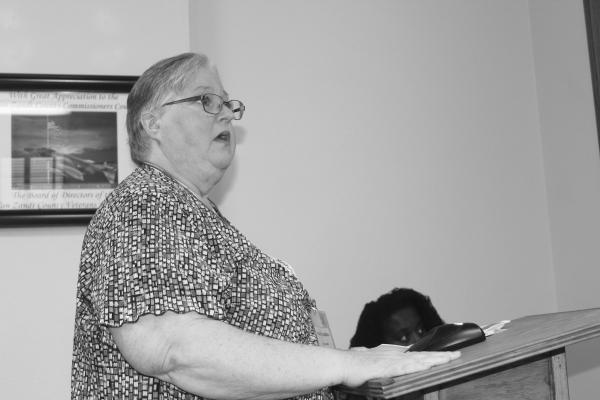 Van Zandt County Clerk’s Office Elections Administrator Shannon Maddox shared the final results from the Nov. 7 General Election in VZC during a special session of the VZC Commissioners’ Court Nov. 17. The VZC results in the Constitutional Amendment as well as the special Texas House District 2 State Representative races were officially canvassed in a unanimous vote by the commissioners’ court. Photo by David Barber