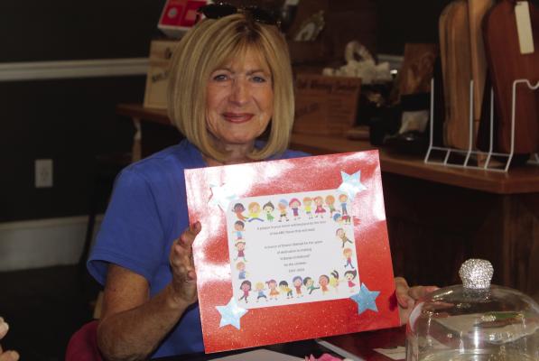 Sharon Stehsel is stepping down after 24 years of commitment to the ABC Room, leaving behind a legacy that has profoundly impacted the lives of countless at-risk children in Van Zandt County. Photo by Susan Harris