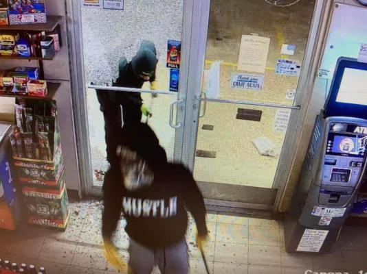 Two male suspects burglarized two businesses in VZC last Friday. Courtesy photo