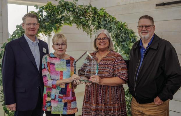 The family of the late Virgil Melton Jr. stand with the 2025 East Texas Council of Governments (ETCOG) Regional Statesman Award following an ETCOG awards ceremony March 18 in Emory. Melton served as the Van Zandt County Pct. 2 Commissioner and as an ETCOG Board of Directors and Executive Committee member. Photo courtesy of the East Texas Council of Governments