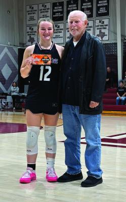 Alli Vaughan of the Martins Mill Lady Mustangs was named to the All-Tournament Team Nov. 23 in the first annual Jerry Daniel Basketball Invitational Tournament.