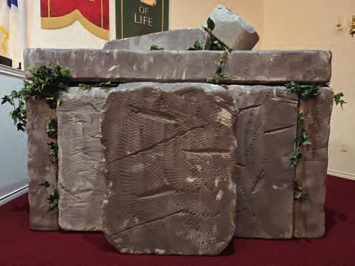 The Easter Sunday Worship Service (March 31) at Bright Star Baptist Church located at 6833 FM 1395, Wills Point, will begin at 10:45 a.m. with a life-size tomb on display in the sanctuary. Attendees are welcome to take family pictures in front of the tomb. Courtesy photo