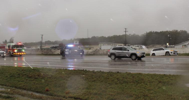 Heavy rainfall during a majority of the day Nov. 24 led to a lot of slow-moving traffic and accidents along the roadways of Van Zandt County. Cooler temperatures and more rain are expected in the county for the week ahead. Courtesy photo