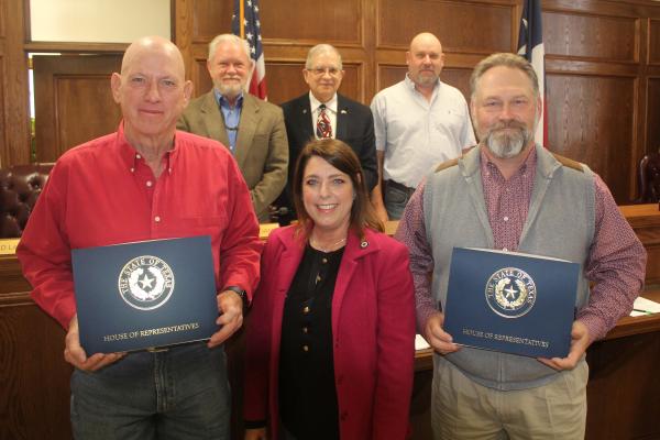 LaPrade, Pearson recognized during commissioners’ court