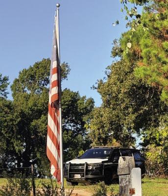 Van Zandt County is mourning the loss of a VZC Sheriff’s Deputy that was killed in the line of duty on Oct. 20. The deputy, along with a Canton Police Department officer, were in the process of serving a warrant at a residence on State Highway 198 when they were shot at the residence. The deputy and the suspect were killed. The Canton PD officer was injured. Photo by Amanda Greene