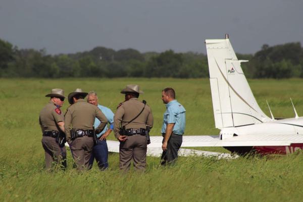 No serious injuries were reported as two passengers were on board of a small plane that crashed landed near Wills Point July 31. The accident occurred around the area of FM 751 and VZCR 3811. The Federal Aviation Administration (FFA) is investigating the accident. Photo courtesy of The County Eagle