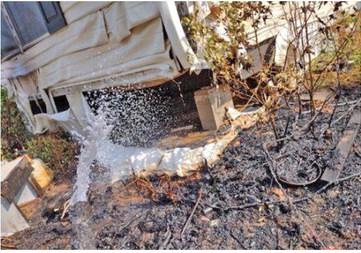 No serious injuries were reported following a fire on the property Rhiannon Sibley’s family Aug. 25 on VZCR 4909 thanks to the heroic efforts of two individuals. Paige Crawford and her mother, Patty Leamon, witnessed the fire and alertly called 911.