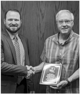 BOARD MEMBER RECOGNIZED