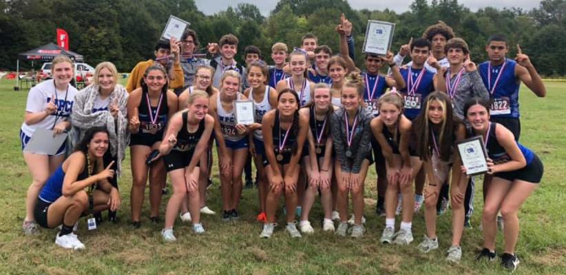 The Wills Point cross country program took team titles in the varsity boys, JV boys and JV girls division at the District 14-4A Meet in Canton Oct. 12. Courtesy photo