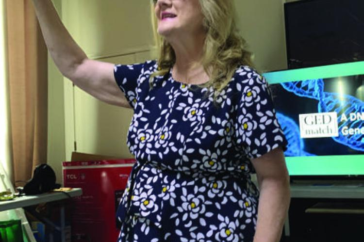 Genealogist Patti Huff Williams was the guest speaker for the Van Zandt County Genealogical Society’s Annual Spring Workshop April 27 in Canton. Courtesy photo