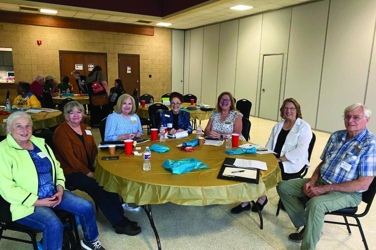 VZCHC members at the summit were left to right, Ann Nelson, Suzie Bass, Cindy Cooper, Linda Mays, Lisa Mays-Gonzalez, Sherrie Archer, and Elvis Allen. Courtesy photo