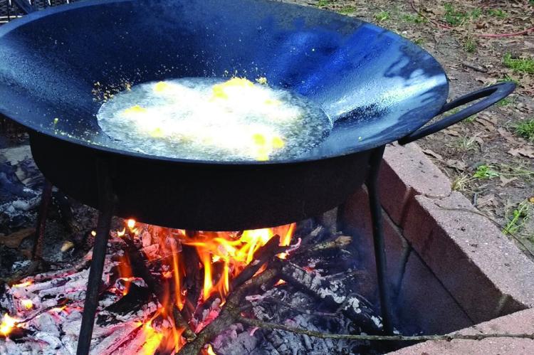 For a fish eater, nothing tastes better than fresh fillets fresh out of the water and fried over a cook fire. Photo by Luke Clayton