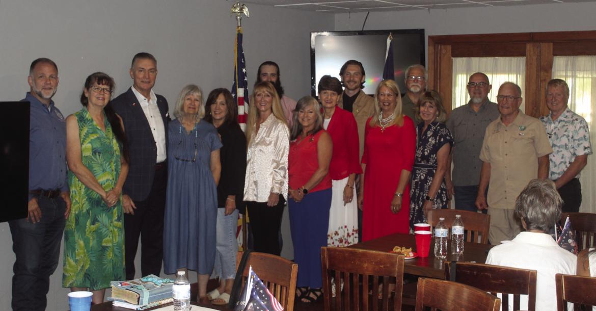 A swearing-in ceremony for the Van Zandt County Republican Party Precinct Chairs was held July 7 at the Van Zandt Country Club in Canton. Among those in attendance were VZC Republican Party Chairman Tom Duke, Texas District 2 State Senator Bob Hall, and Texas District 2 State Representative Brent Money. The swearing-in ceremony highlighted the VZC Republican Party Executive Committee Organizational Meeting that took place. Photos by David Barber